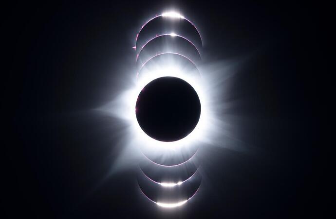 Total Solar Eclipse © Gwenaël Blanck - Astronomy Photographer of the Year 2024 Our Sun