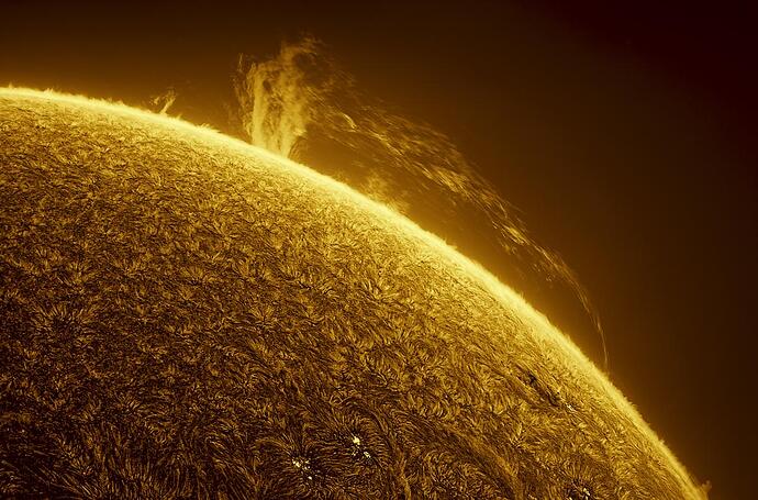 OS-2913-85 Gigantic Solar Prominence in Motion from 29th January 2023
