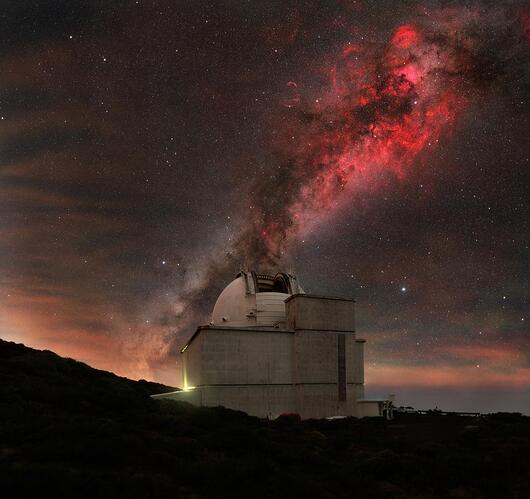 Observations at Night © Jakob Sahner - Astronomy Photographer of the Year 2024 People and Space
