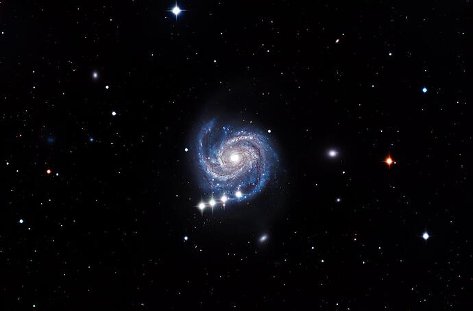 M100 (the Mirror Galaxy) and Ceres © Damon Mitchell Scotting - Astronomy Photographer of the Year 2024 Galaxies