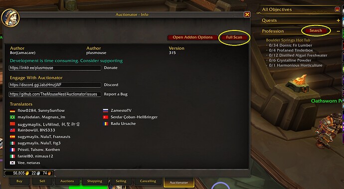 Decor Crafting AH Auc