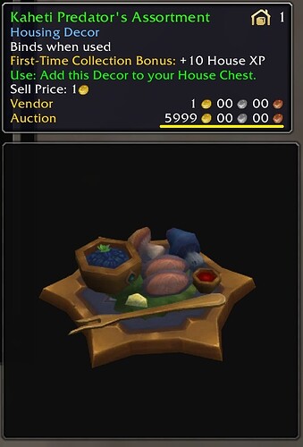 Decor Crafting Professions Cooking Khaeti Predator Assortment