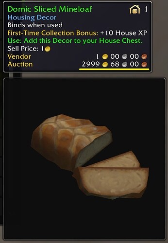 Decor Crafting Professions Cooking Dornic Mineloaf