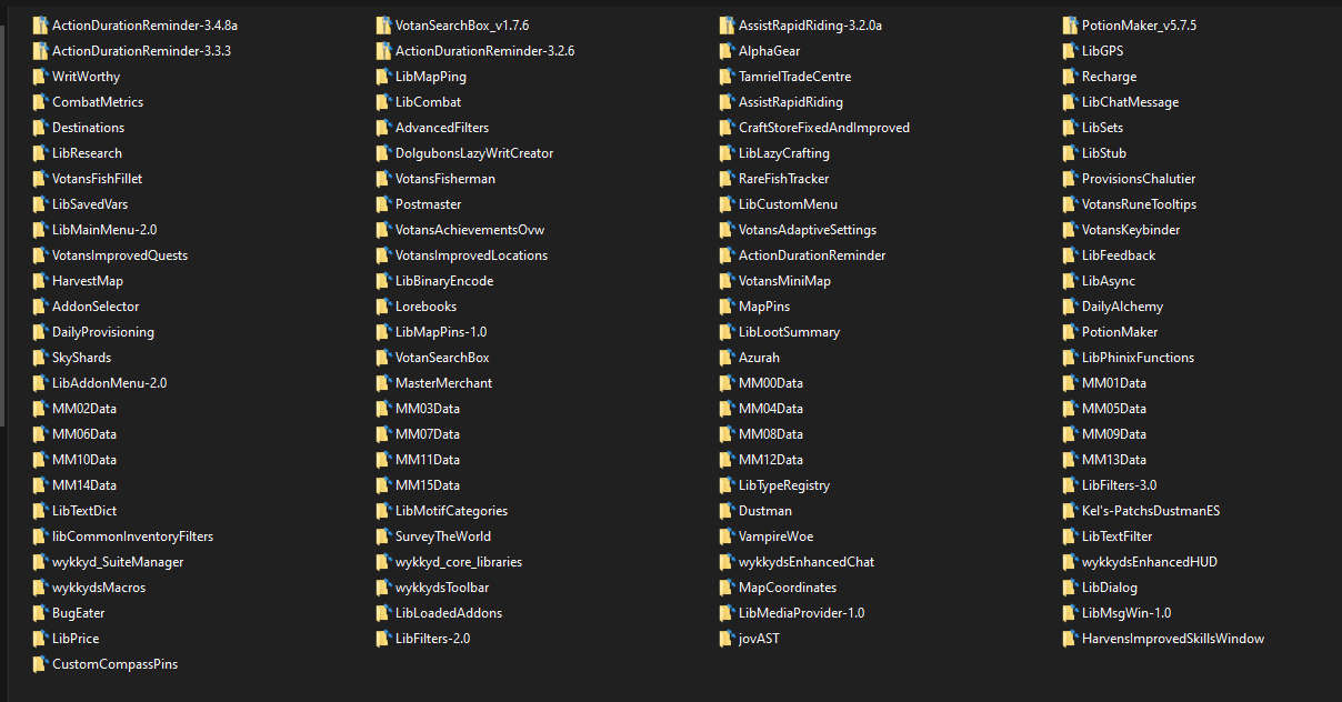 where is eso addon folder